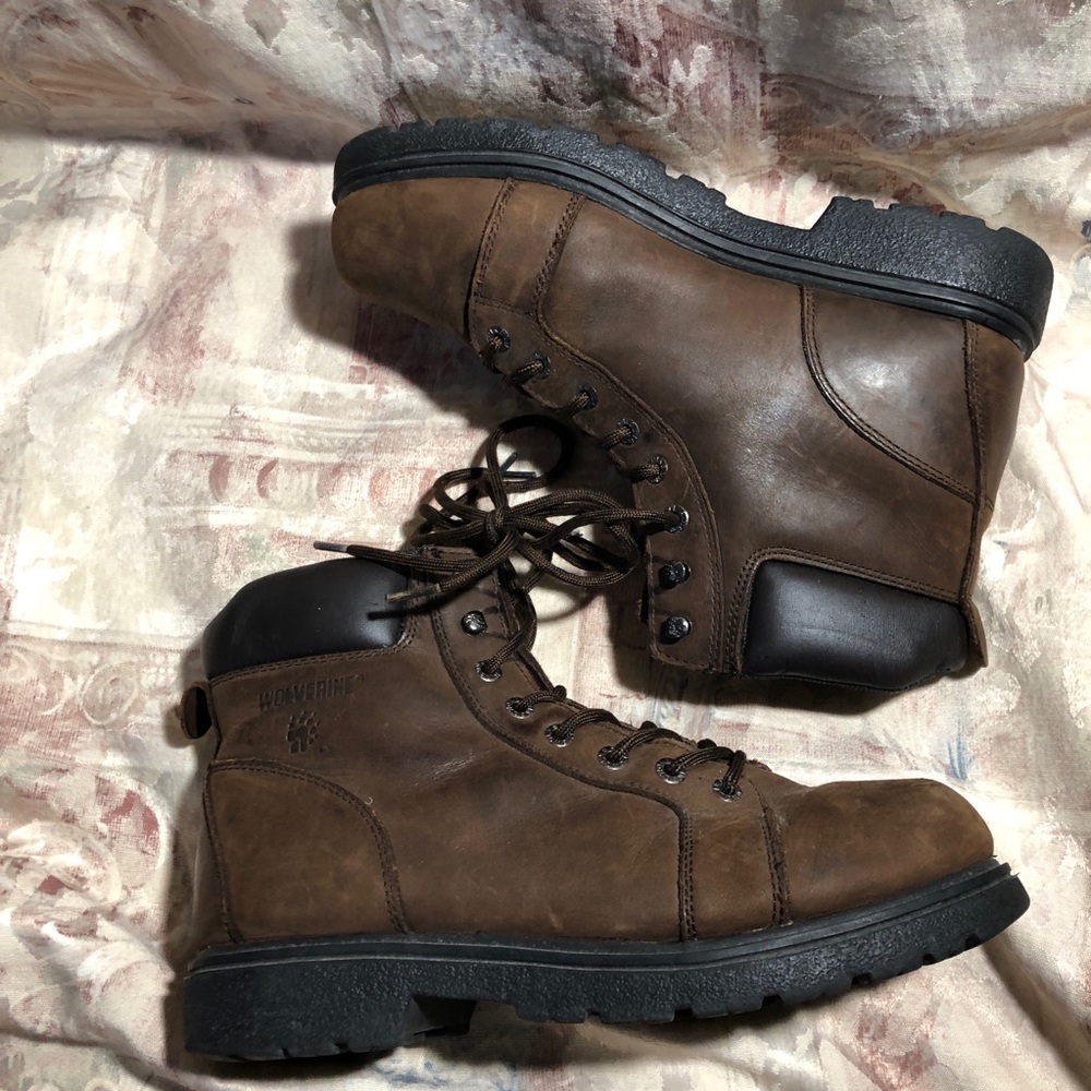 Wolverine Men’s Leather Work Boots W01074 Manawa